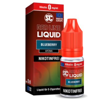 SC - Red Line - Blueberry - Nikotinsalz Liquid 0 mg/ml 10er Packung