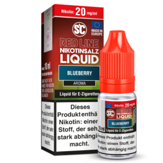 SC - Red Line - Blueberry - Nikotinsalz Liquid 20 mg/ml 10er Packung