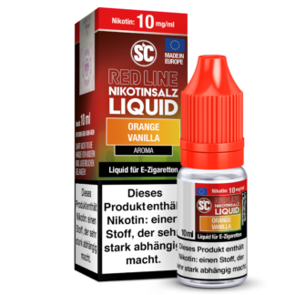 SC - Red Line - Orange Vanilla - Nikotinsalz Liquid 10 mg/ml 10er Packung