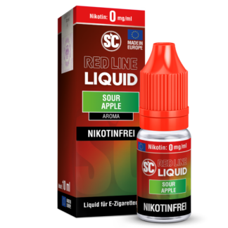 SC - Red Line - Sour Apple - Nikotinsalz Liquid 0 mg/ml