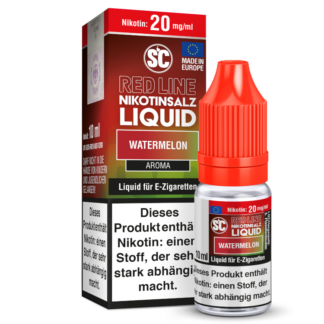 SC - Red Line - Watermelon - Nikotinsalz Liquid 20 mg/ml 10er Packung