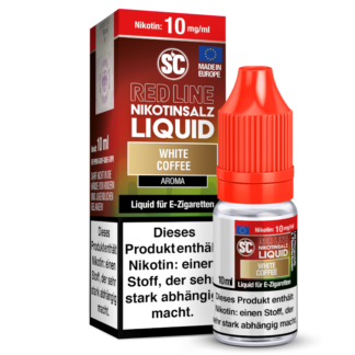 SC - Red Line - White Coffee - Nikotinsalz Liquid 10 mg/ml 10er Packung