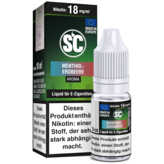SC Liquid - Menthol-Erdbeere 0 mg/ml