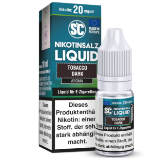 SC - Tobacco Dark - Nikotinsalz Liquid 20 mg/ml 10er Packung