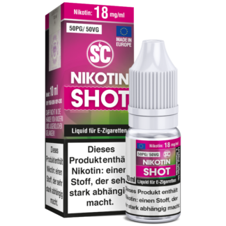 SC - 10 ml Nikotin Shot 50PG/50VG 18 mg/ml