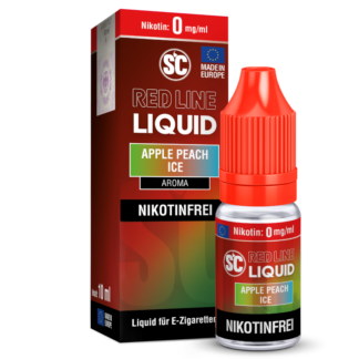 SC - Red Line - Apple Peach Ice - Nikotinsalz Liquid 0 mg/ml