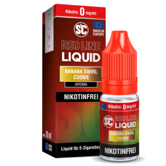 SC - Red Line - Banana Swirl Cookie - Nikotinsalz Liquid 0 mg/ml