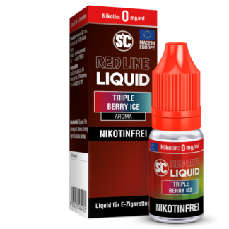 SC - Red Line - Triple Berry Ice - Nikotinsalz Liquid 0 mg/ml 10er Packung
