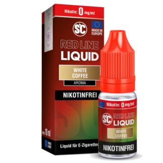 SC - Red Line - White Coffee - Nikotinsalz Liquid 0 mg/ml 10er packung
