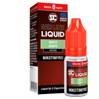 SC - Red Line - White Grape - Nikotinsalz Liquid 0 mg/ml 10er Packung