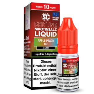 SC - Red Line - Apple Peach Ice - Nikotinsalz Liquid 10 mg/ml 10er Packung