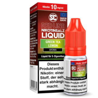 SC - Red Line - Green Tea Lemon - Nikotinsalz Liquid 10 mg/ml