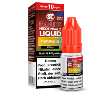 SC - Red Line - Pineapple Ice - Nikotinsalz Liquid 10 mg/ml 10er Packung
