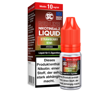SC - Red Line - Strawberry Kiwi - Nikotinsalz Liquid 10 mg/ml