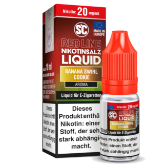 SC - Red Line - Banana Swirl Cookie - Nikotinsalz Liquid 20 mg/ml