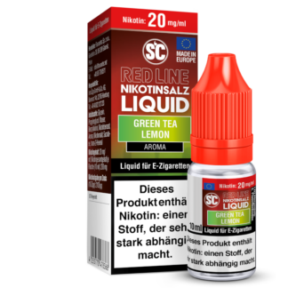 SC - Red Line - Green Tea Lemon - Nikotinsalz Liquid 20 mg/ml