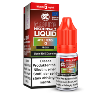 SC - Red Line - Apple Peach Ice - Nikotinsalz Liquid 5 mg/ml 10er Packung