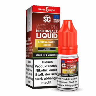 SC - Red Line - Banana Swirl Cookie - Nikotinsalz Liquid 5 mg/ml