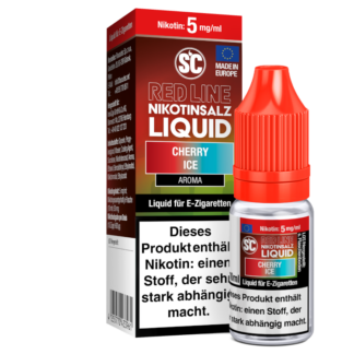 SC - Red Line - Cherry Ice - Nikotinsalz Liquid 5 mg/ml