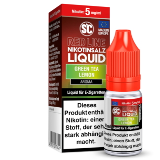 SC - Red Line - Green Tea Lemon - Nikotinsalz Liquid 5 mg/ml