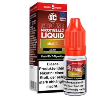SC - Red Line - Mango - Nikotinsalz Liquid 5 mg/ml 10er Packung