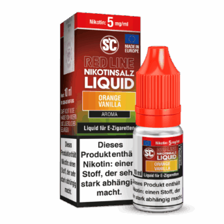 SC - Red Line - Orange Vanilla - Nikotinsalz Liquid 5 mg/ml 10er Packung