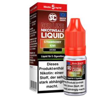 SC - Red Line - Strawberry Kiwi - Nikotinsalz Liquid 5 mg/ml