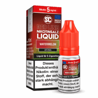 SC - Red Line - Watermelon - Nikotinsalz Liquid 5 mg/ml 500er Packung