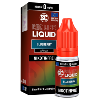 SC - Red Line Nikotin - Blueberry 0 mg/ml 10er Packung