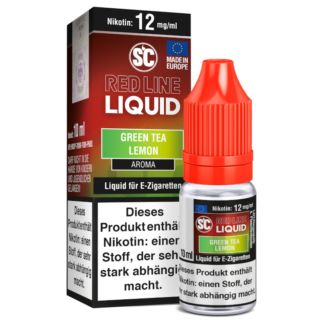 SC - Red Line Nikotin - Green Tea Lemon 12 mg/ml
