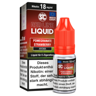 SC - Red Line Nikotin - Pomegranate Strawberry 18 mg/ml 10er Packung