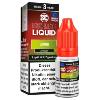 SC - Red Line Nikotin - Lemon 3 mg/ml 10er Packung