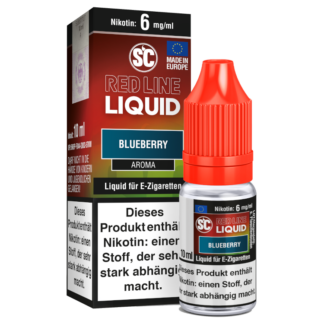 SC - Red Line Nikotin - Blueberry 6 mg/ml 10er Packung