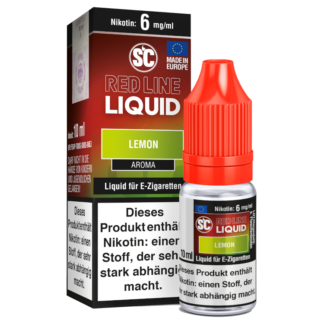 SC - Red Line Nikotin - Lemon 6 mg/ml 10er Packung