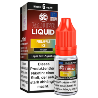 SC - Red Line Nikotin - Pineapple Ice 6 mg/ml 10er Packung