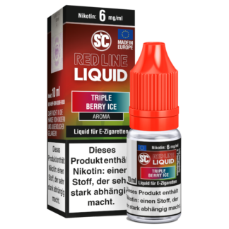 SC - Red Line Nikotin - Triple Berry Ice 6 mg/ml 10er Packung