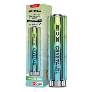 SKE - Crystal Plus MAX Akku 850 mAh aurora-blau 10er Packung