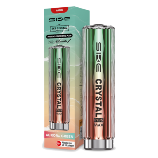 SKE - Crystal Plus MAX Akku 850 mAh aurora-grün 10er Packung
