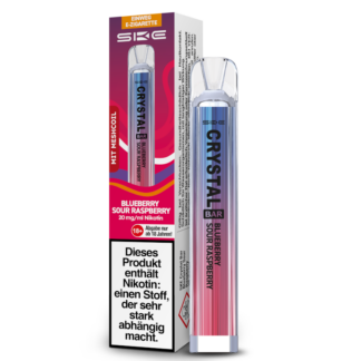 SKE - Crystal Bar Einweg E-Zigarette - Blueberry Sour Raspberry 20 mg/ml
