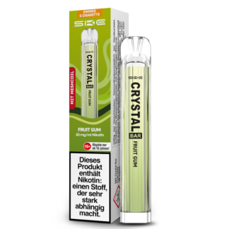 SKE - Crystal Bar Einweg E-Zigarette - Fruit Gum 20 mg/ml