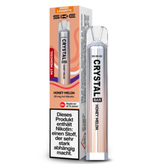 SKE - Crystal Bar Einweg E-Zigarette - Honey Melon 20 mg/ml