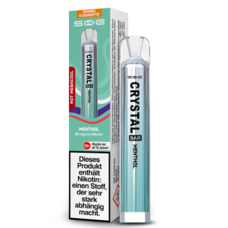 SKE - Crystal Bar Einweg E-Zigarette - Menthol 20 mg/ml