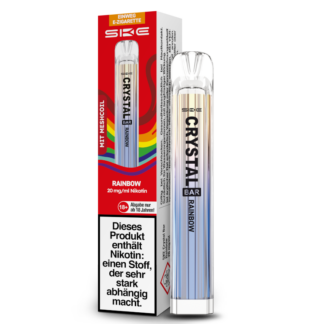 SKE - Crystal Bar Einweg E-Zigarette - Rainbow 20 mg/ml 10er Packung