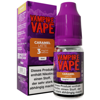 Vampire Vape - Dessert Collection - Caramel Latte E-Zigaretten Liquid 3 mg/ml 10er Packung