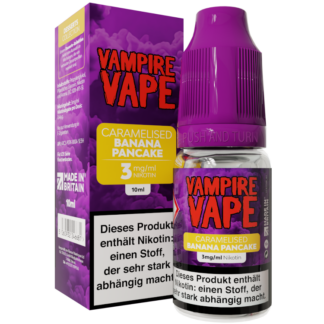 Vampire Vape - Dessert Collection - Caramelised Banana Pancake E-Zigaretten Liquid 3 mg/ml