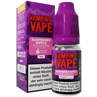 Vampire Vape - Dessert Collection - Raspberry Ripple Ice Cream E-Zigaretten Liquid 6 mg/ml