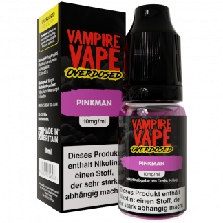 Vampire Vape - Overdosed - Pinkman - Nikotinsalz Liquid 10 mg/ml