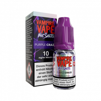 Vampire Vape - Purple Craze - Nikotinsalz Liquid 10 mg/ml